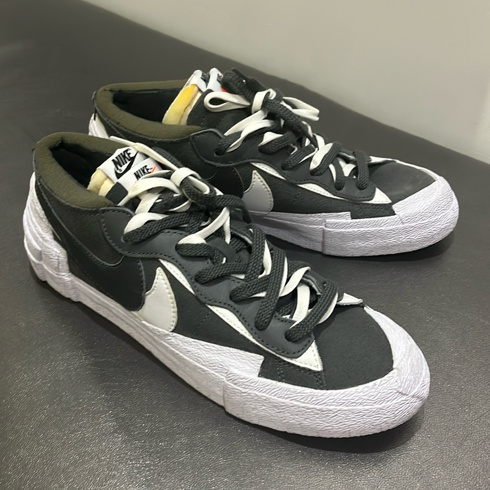 Nike Blazer Low sacai Iron Grey. Size 9.5
